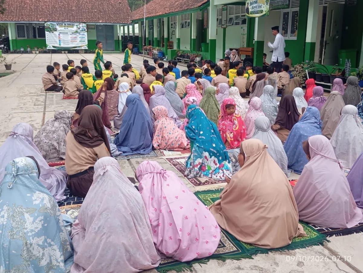 MIN 13 Ciamis Gelar Pembiasaan Membaca Surah Yasin Setelah Salat Duha